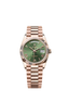 Rolex Daydate Full Copper Green Dial With Roman Number
