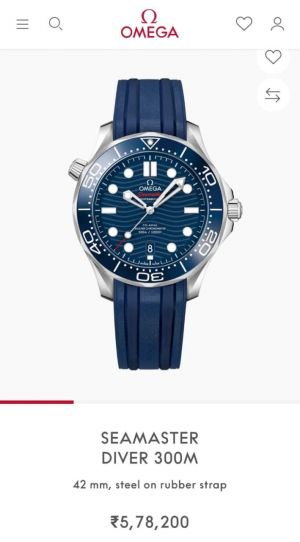 Omeg_a seamaster diver 300M automatic Hover Image