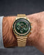 Omeg_a speedmaster Moonwatch Professional Gold Green