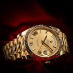 Rolex Daydate FullGold With Roman Number