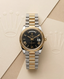 Rolex Daydate Dual Tone Black Dial With Roman Numbers