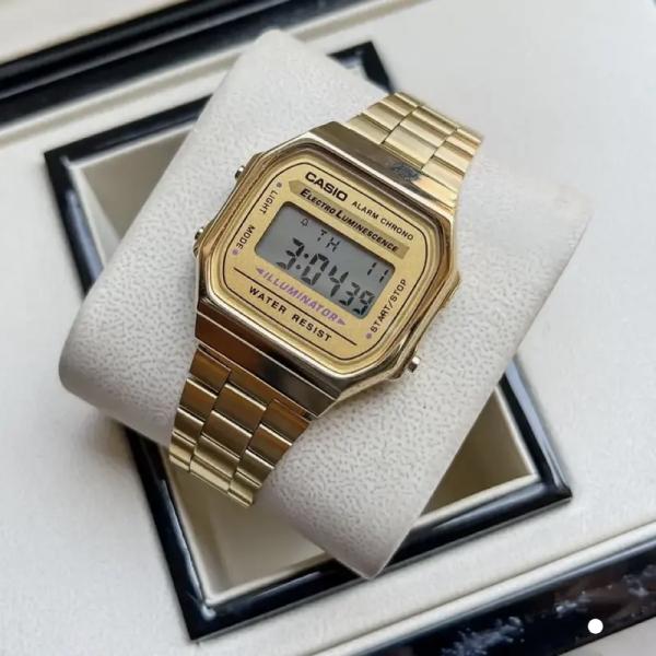 Casio Vintage Gold HQ AT306 Hover Image