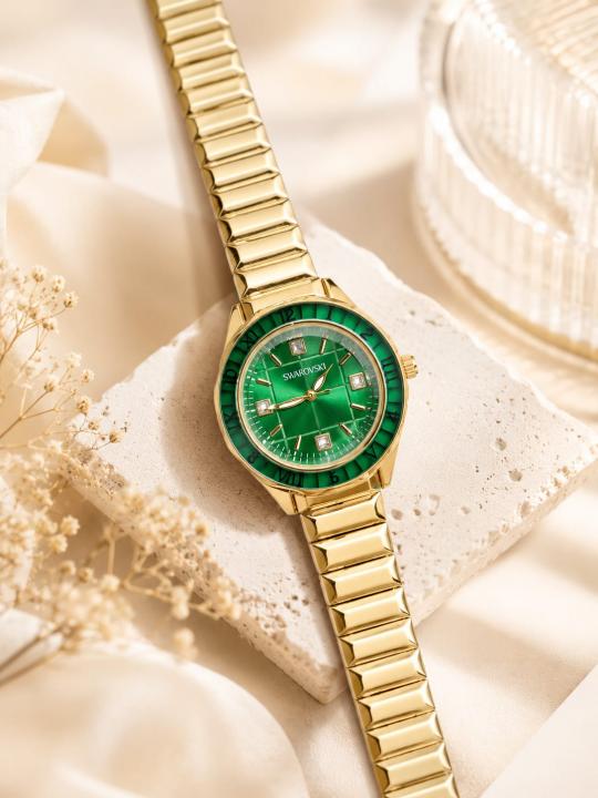 Swarovski Dextera Crystal Gold-Green Ladies Hover Image