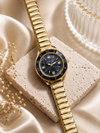 Swarovski Dextera Crystal Gold-Black Ladies