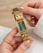Guess Sasha Trend Gold-Green Ladies
