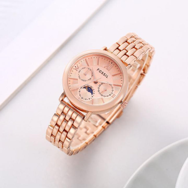 Fossil Es3121 Jacqueline Sun Moon Copper Hover Image