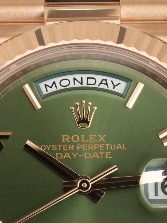 Rolex Daydate Full Copper Green Dial With Roman Number