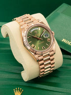 Rolex Daydate Full Copper Green Dial With Roman Number