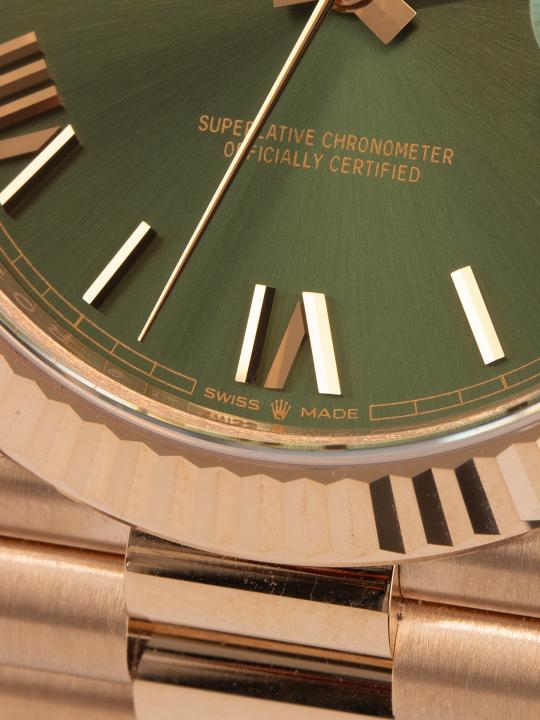 Rolex Daydate Full Copper Green Dial With Roman Number