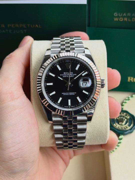 Rolex Datejust Black Dial