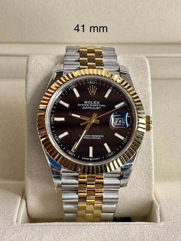 Rolex Datejust Dula Tone Black Dial
