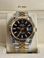 Rolex Datejust Dula Tone Black Dial