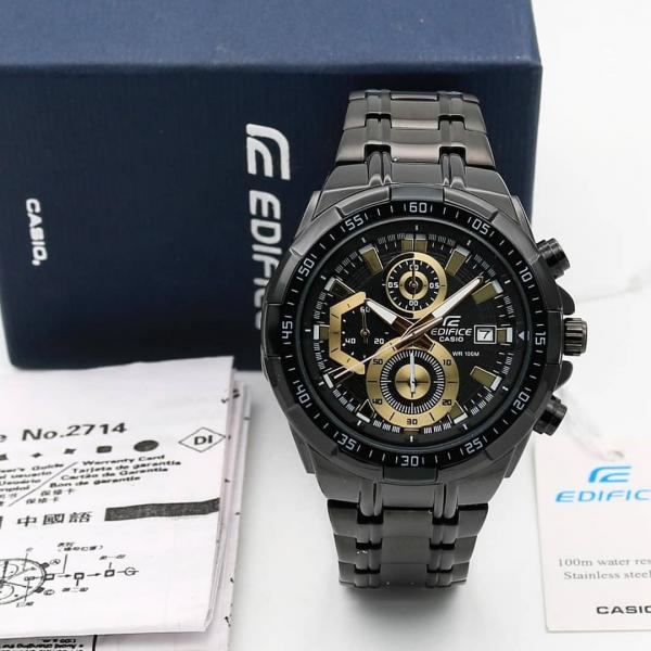 Casio Edifice Efr539 Black-Gold Main Image