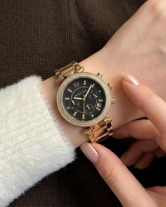 Michael Kors Parker Gold-Gold Ladies Hover Image
