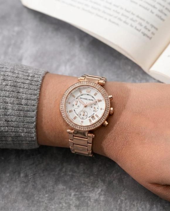 Michael Kors Parker Copper-White Ladies Hover Image