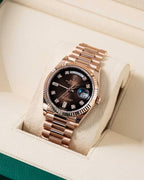 Rolex Daydate Full Copper With Diamond Cut
