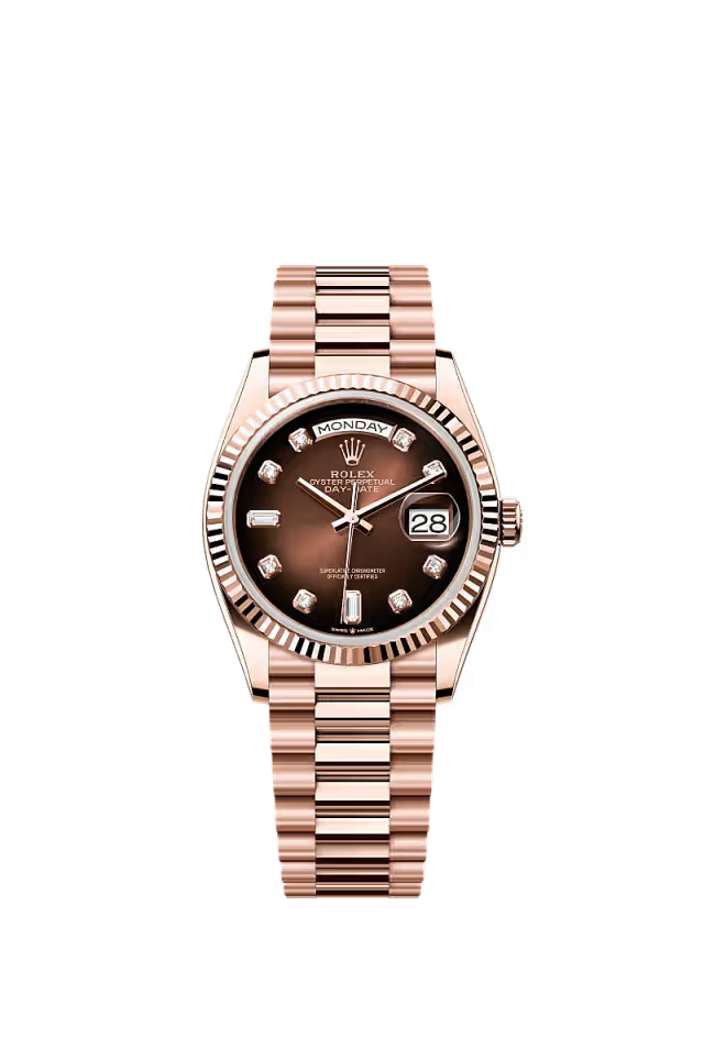 Rolex Daydate Full Copper With Diamond Cut Main Image