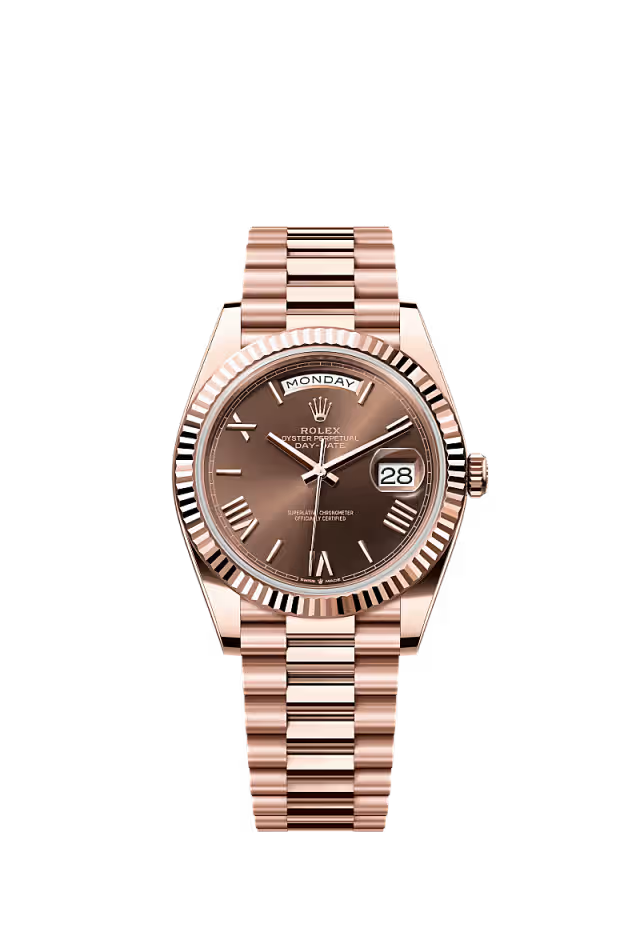 Rolex Daydate Full Copper With Roman Number