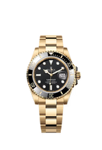 Rolex Submarine Full Gold Black Dial