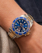 Rolex Submarine Dual Tone Blue Dial