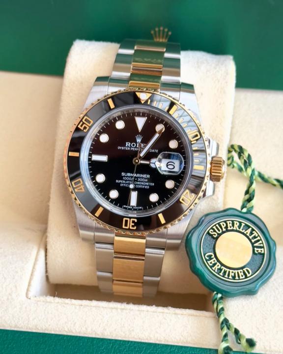 Rolex Submarine Dual Tone Black Dial