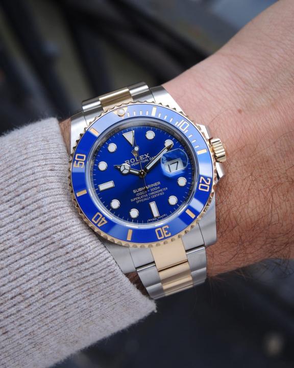 Rolex Submarine Dual Tone Blue Dial