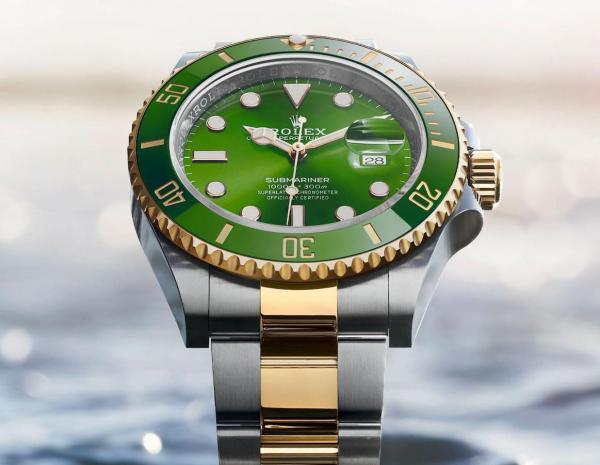 Rolex Submarine Dual Tone Green Dial