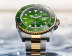 Rolex Submarine Dual Tone Green Dial